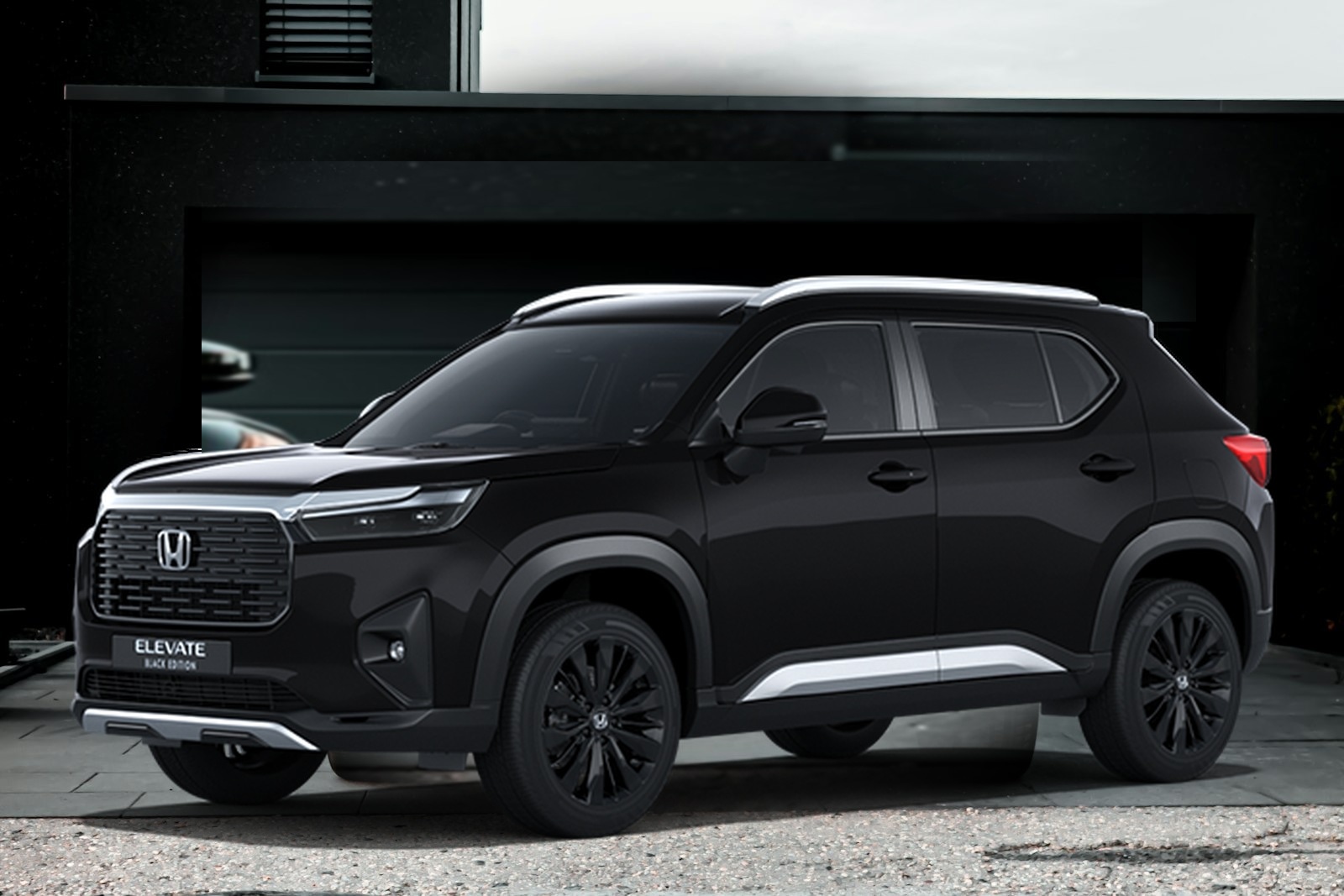 Honda All-New Elevate Black Edition, official front three-quarter view