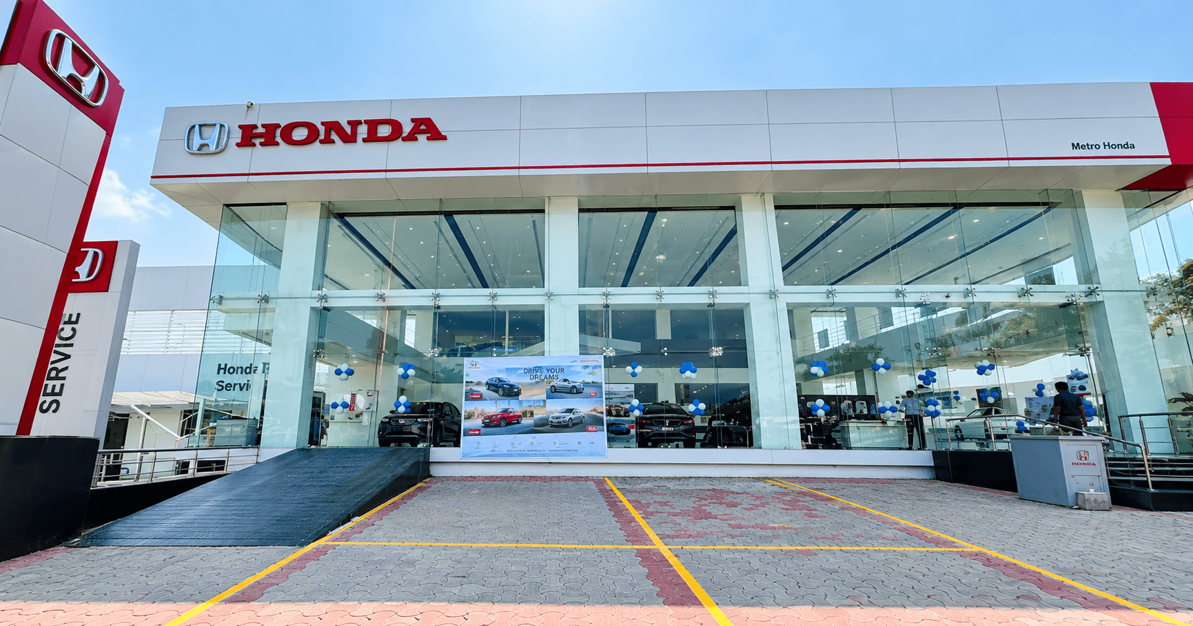 Metro Honda Bowenpally showroom exterior